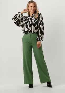 zwarte another label blouses macy graphic shirt l/s