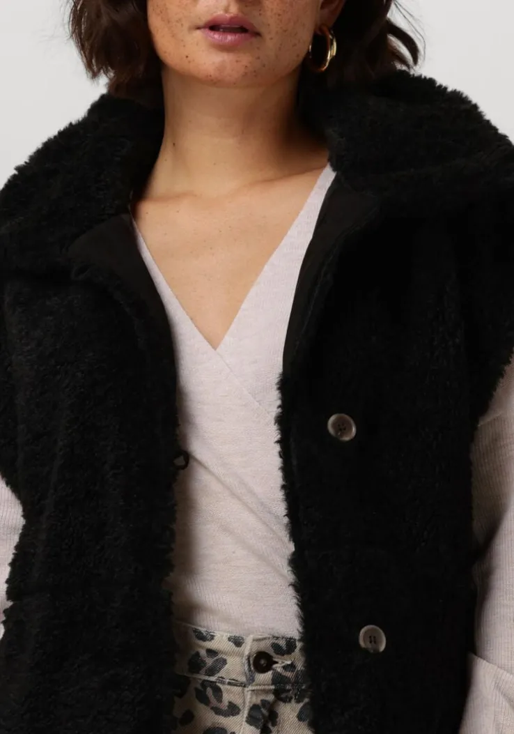 zwarte another label bodywarmer lasse vest