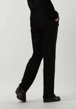 zwarte another label flared broek rivoli velvet pants