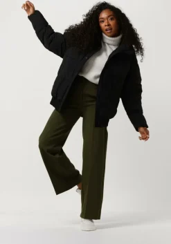 zwarte another label gewatteerde jas mille oversized puffer