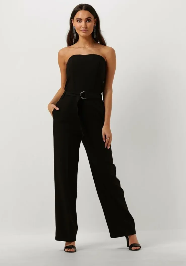 zwarte another label jumpsuit kiki jumpsuit