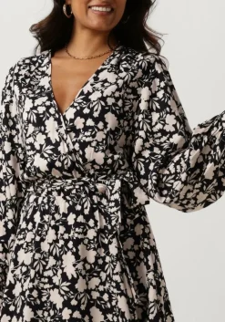 zwarte another label mini jurk may dress l/s