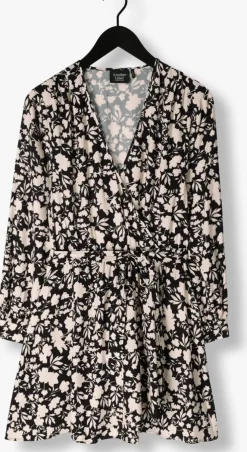 zwarte another label mini jurk may dress l/s