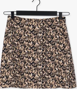 zwarte another label minirok varme floral skirt