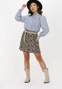 zwarte another label minirok varme floral skirt