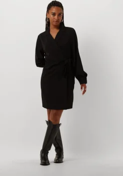 zwarte another label mini jurk milou dress l/s