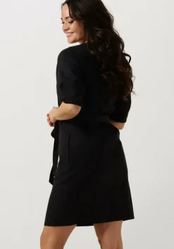 zwarte another label mini jurk liva dress s/s