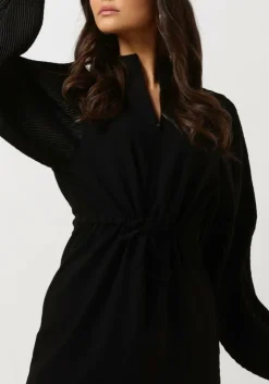 zwarte another label mini jurk lilibet dress l/s