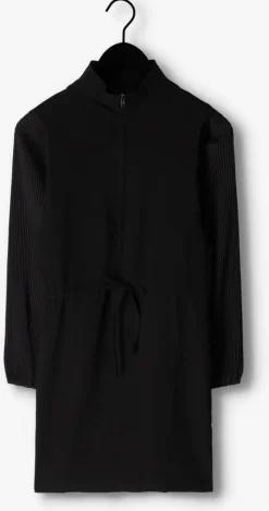 zwarte another label mini jurk lilibet dress l/s