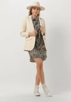 zwarte another label mini jurk hanae dress l/s