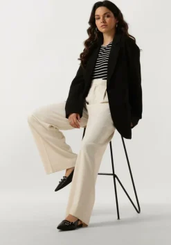 zwarte another label top abelia stripe top s/l