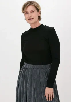 zwarte another label top waverly top