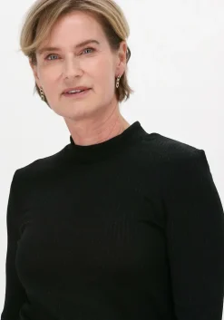 zwarte another label top waverly top