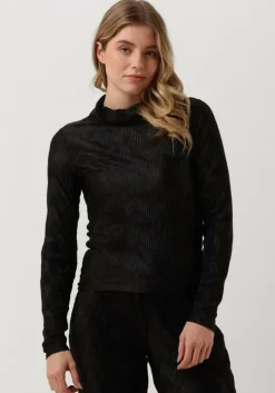 zwarte another label tops & t-shirts charlot top l/s