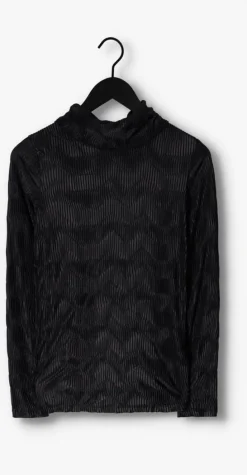 zwarte another label tops & t-shirts charlot top l/s