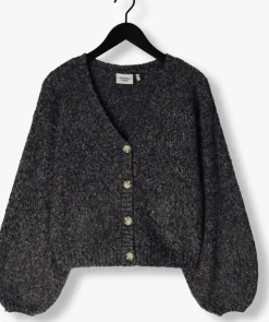 zwarte another label vest charlotte knitted cardigan