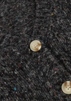 zwarte another label vest charlotte knitted cardigan