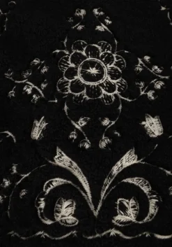 zwarte antik batik gilet saliba gilet