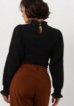 zwarte antik batik top angelie smock blouse