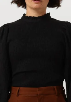 zwarte antik batik top angelie smock blouse