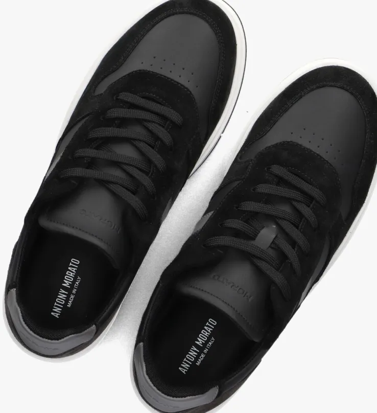 zwarte antony morato lage sneakers mmfw01725
