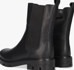 zwarte apples & pears chelsea boots b0010698