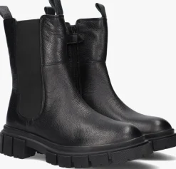 zwarte apples & pears chelsea boots b0011110