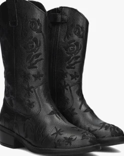 zwarte apples & pears cowboylaarzen b0012637