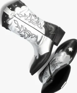 zwarte apples & pears cowboylaarzen b0011682