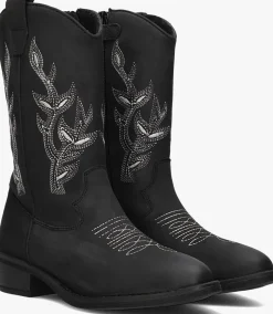 zwarte apples & pears cowboylaarzen b0011983