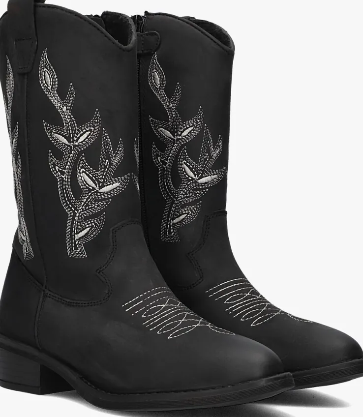 zwarte apples & pears cowboylaarzen b0011983