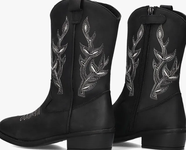 zwarte apples & pears cowboylaarzen b0011983