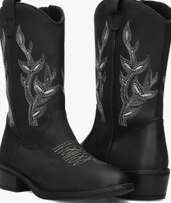 zwarte apples & pears cowboylaarzen b0011983