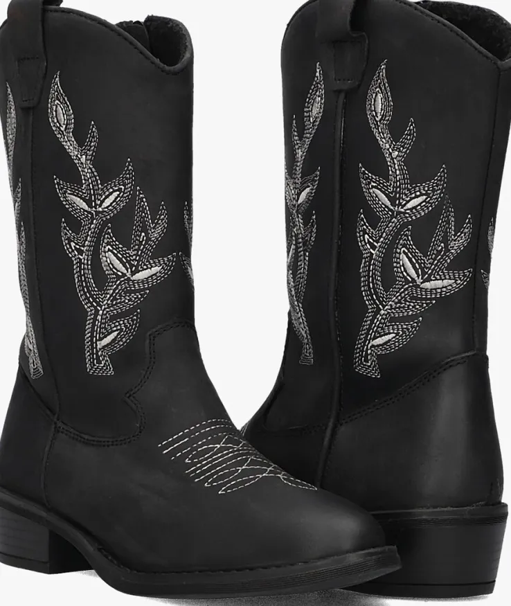 zwarte apples & pears cowboylaarzen b0011983