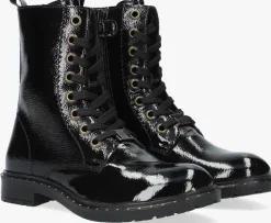 zwarte apples & pears veterboots b0010451