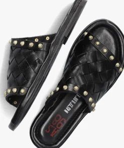 zwarte a.s.98 slippers you b74002