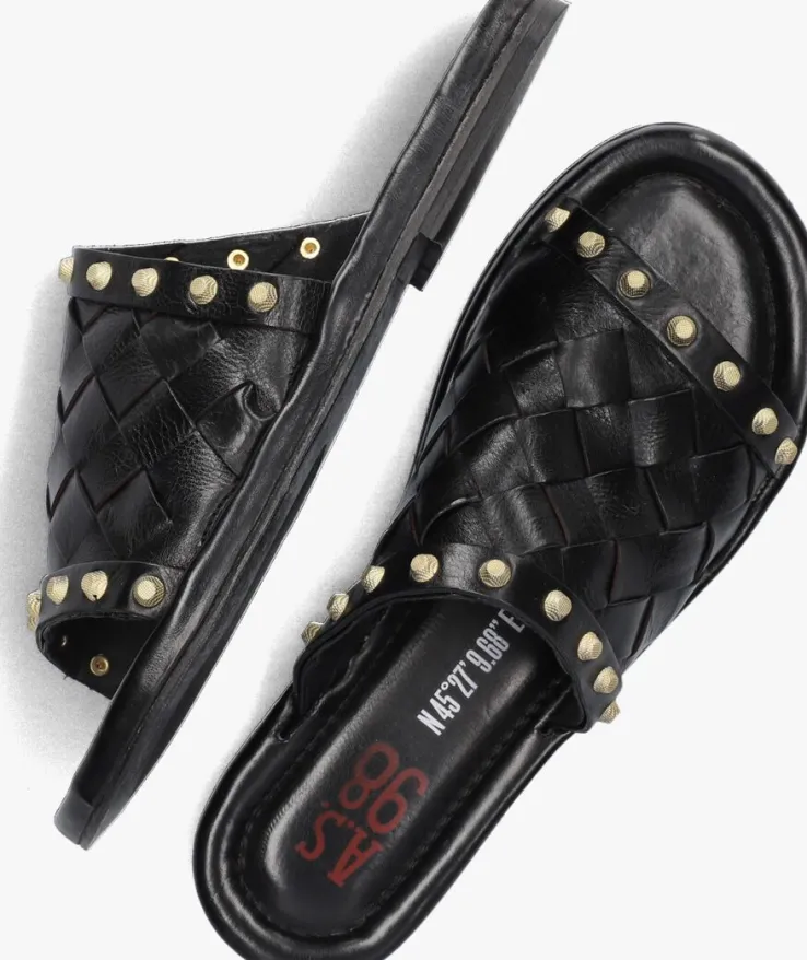 zwarte a.s.98 slippers you b74002
