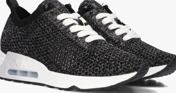 zwarte ash lage sneakers laika