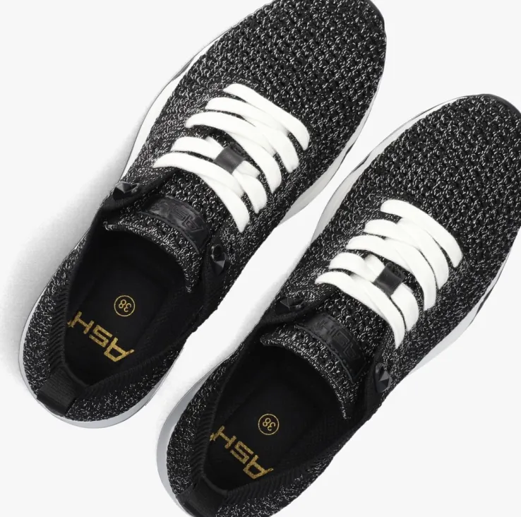 zwarte ash lage sneakers laika