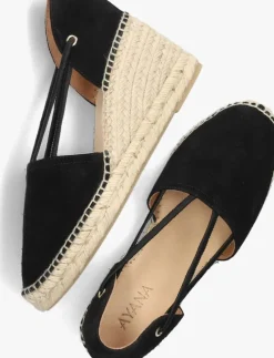 zwarte ayana espadrilles yu688