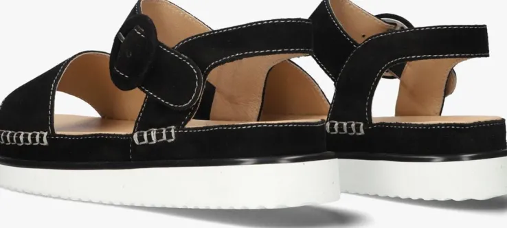 zwarte ayana platte sandalen 11865