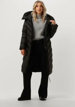 zwarte beaumont gewatteerde jas stelle