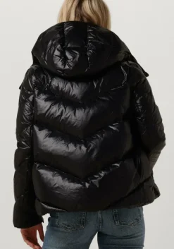 zwarte beaumont gewatteerde jas karlie