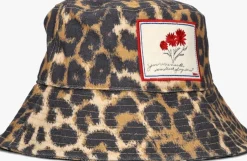 zwarte becksondergaard buckethat leopa canvas bucket hat