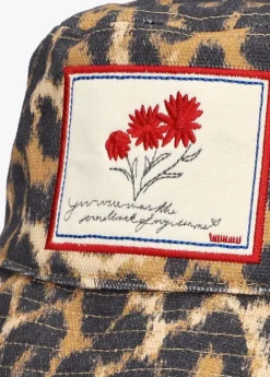 zwarte becksondergaard buckethat leopa canvas bucket hat