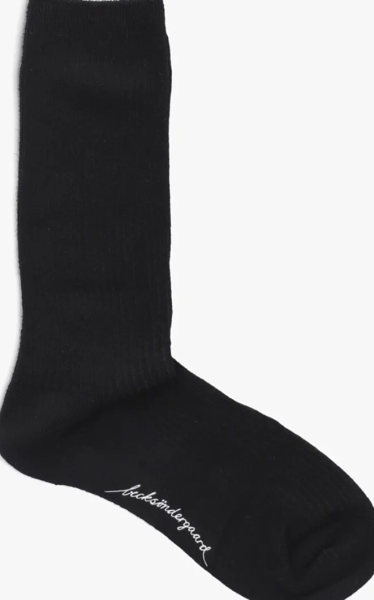 zwarte becksondergaard sokken telma solid sock