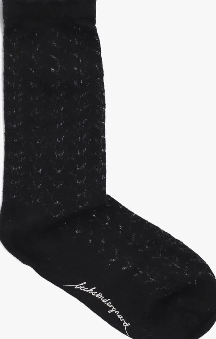zwarte becksondergaard sokken leofa cotta sock