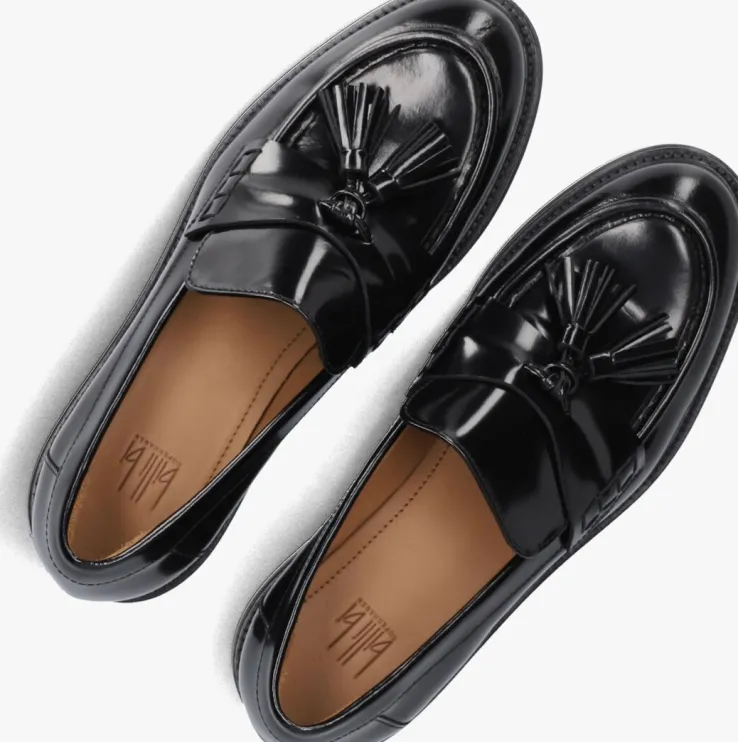 zwarte billi bi loafers a7033
