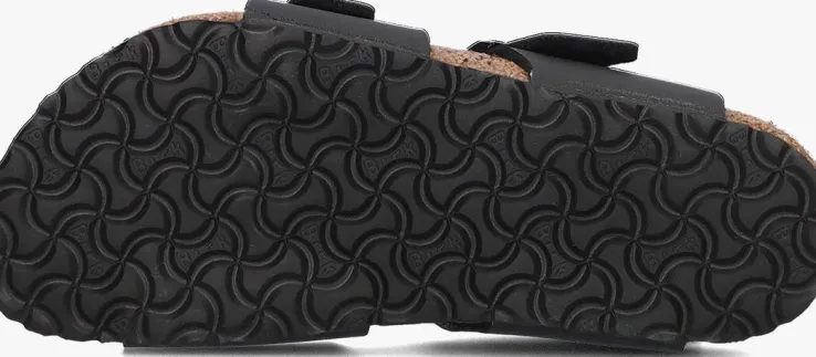 zwarte birkenstock platte sandalen new york kids