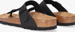 zwarte birkenstock teenslippers gizeh kids